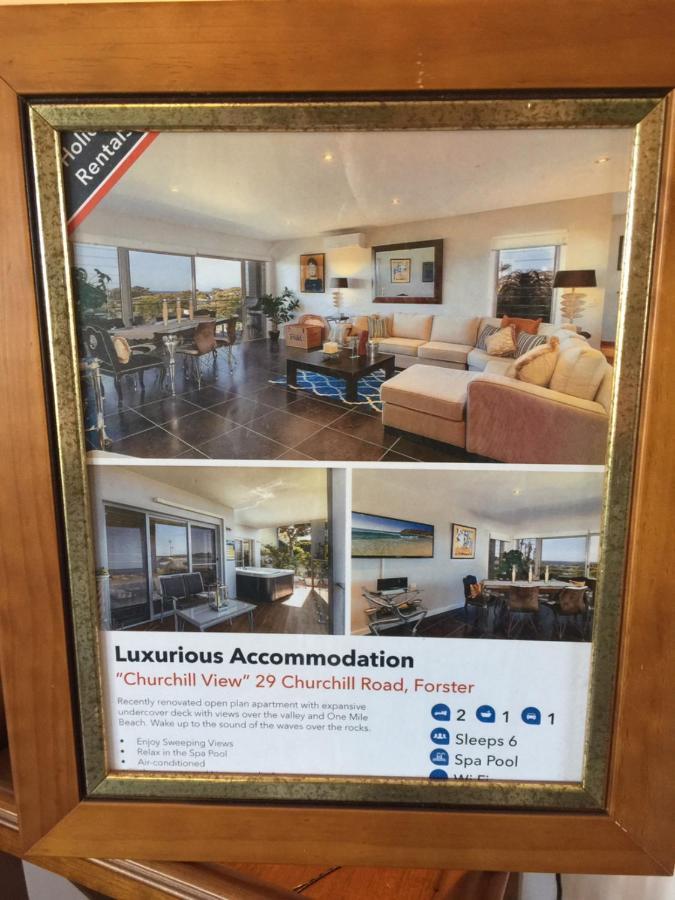 Churchill View Holiday Apartment Forster Exterior foto